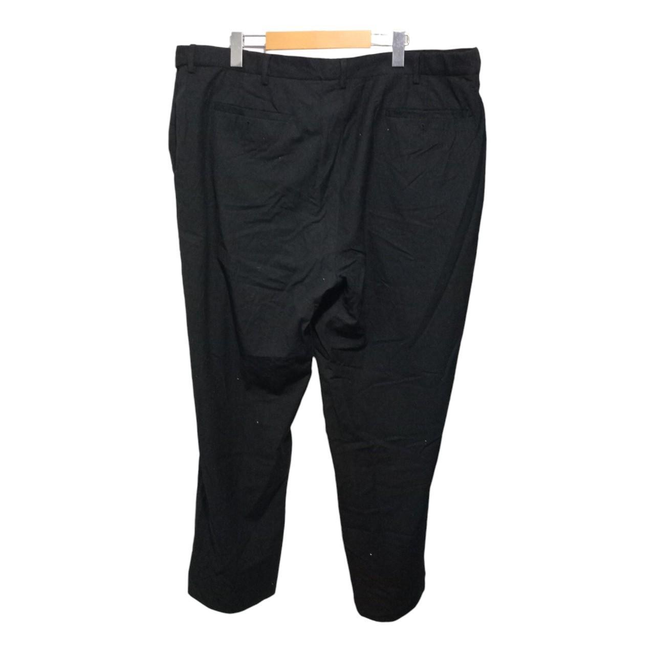 Trousers | Unisex XL to XXL Black Slacks Baggy Fit