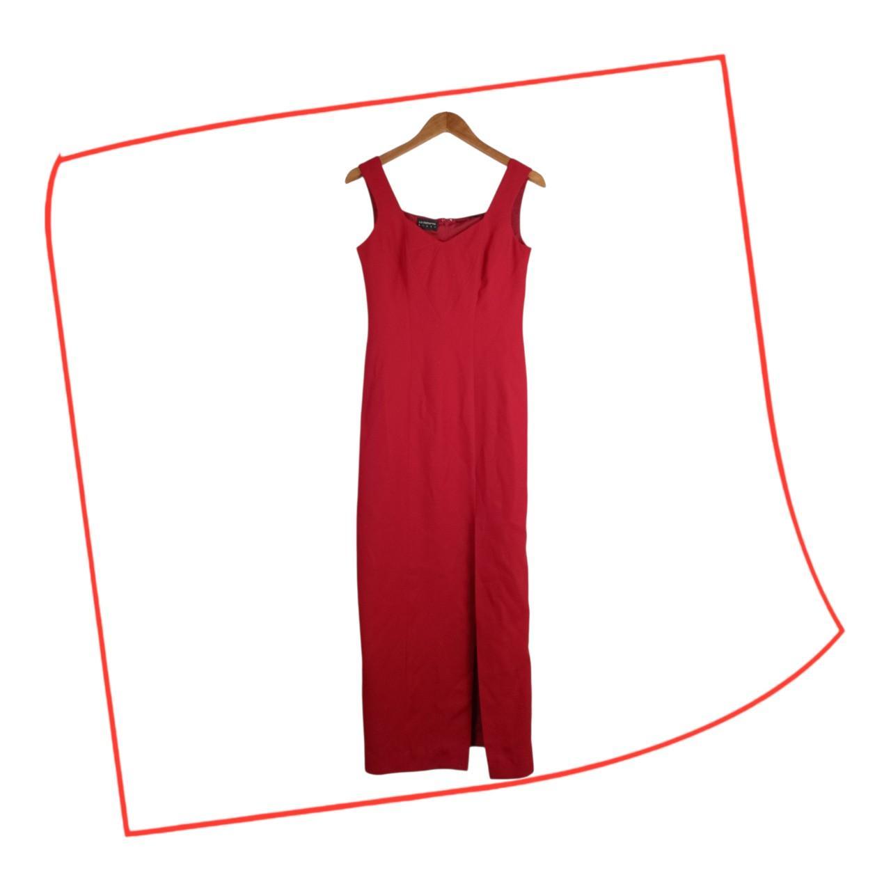 Dress | Women UK 10-12 Liz Claiborne Red Maxi Dress