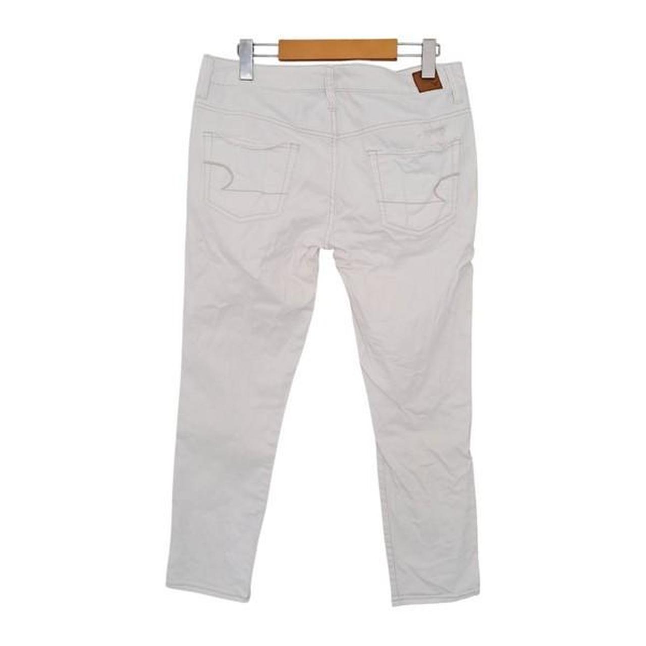 Jeans | Women Small UK8 White Tattered Jeans