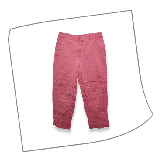 Trousers | Women Small Pink Cotton Pants