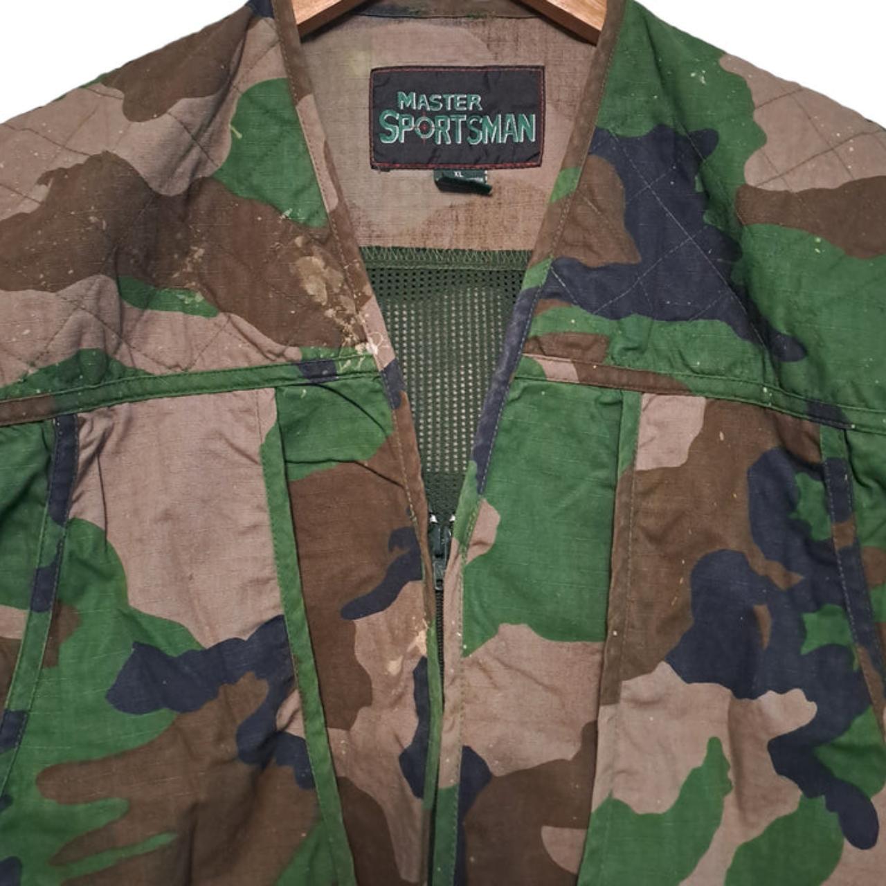 Vest | Men XL Master Sportsman Woodland Camouflage Hunting Vest