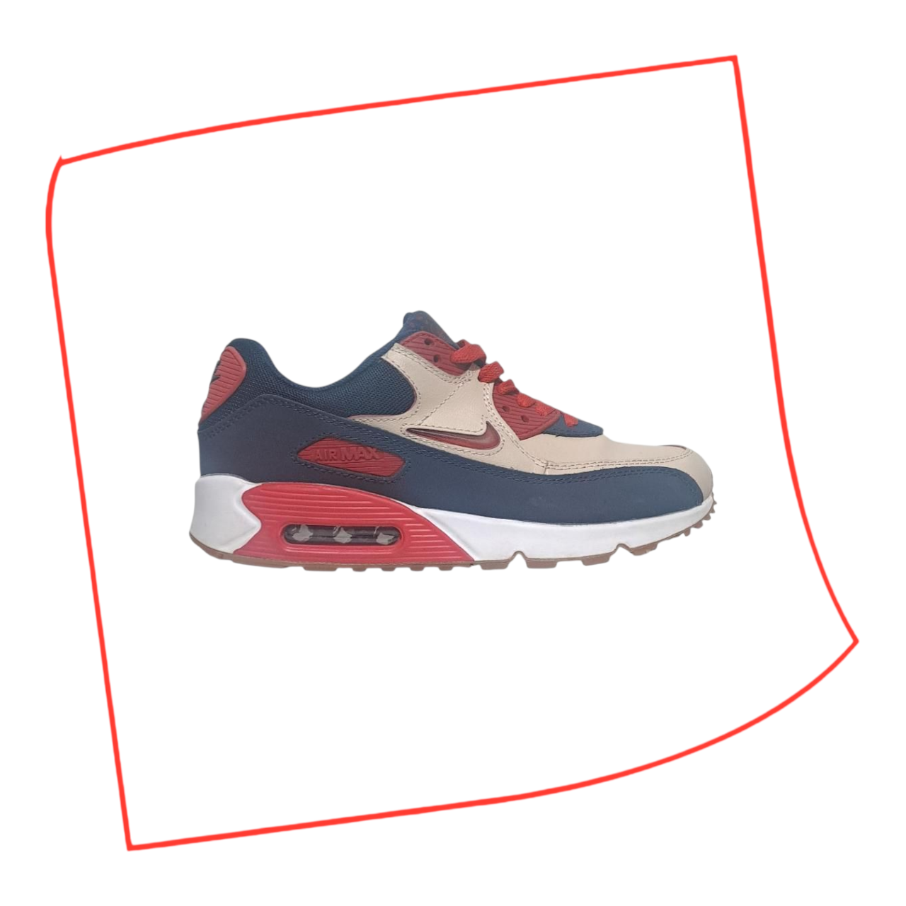 Footwear | Unisex Nike Air Max 90 Home & Away University Red UK7