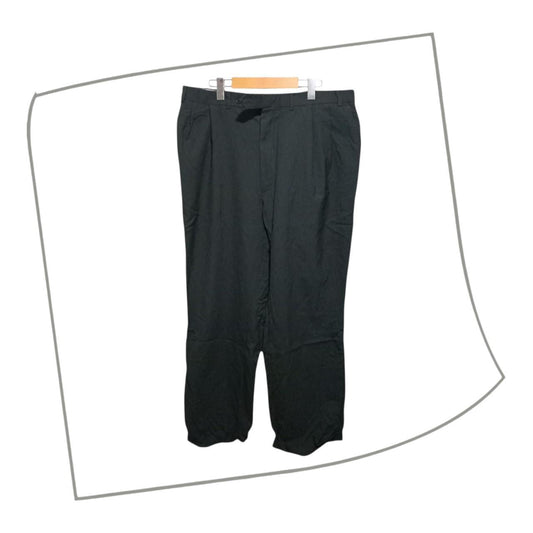 Trousers | Men Large to XL Dark Grey Office Slacks Classic Fit