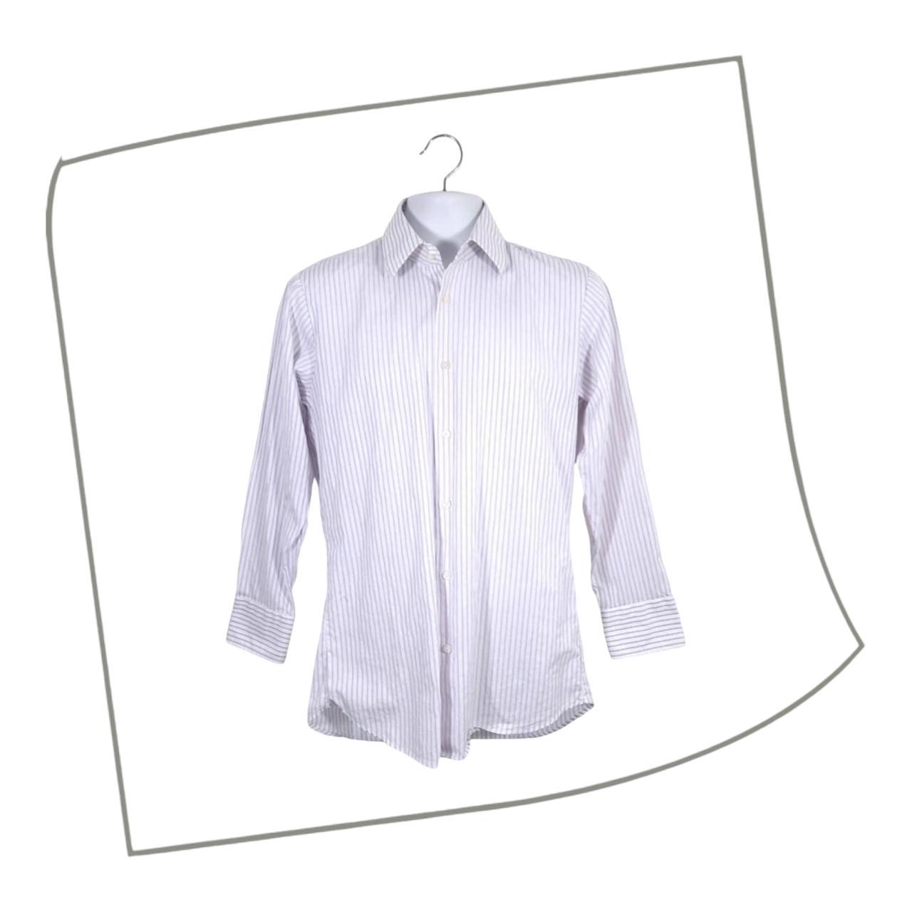 Polo Shirt | Men XS Hugo Boss Pinstripe Long Sleeves