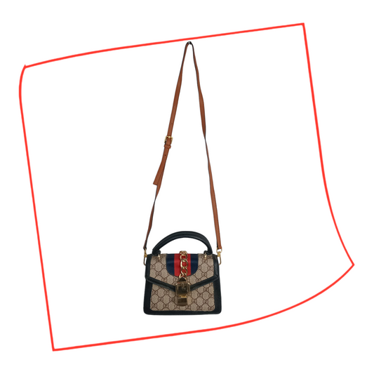 Bag | Women Chic Striped Top Handle Crossbody Bag