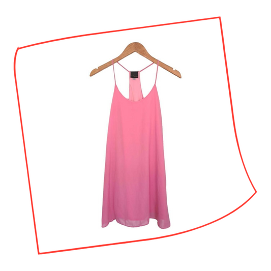 Crop Top | Women Small Size 10 Pink Floaty Top
