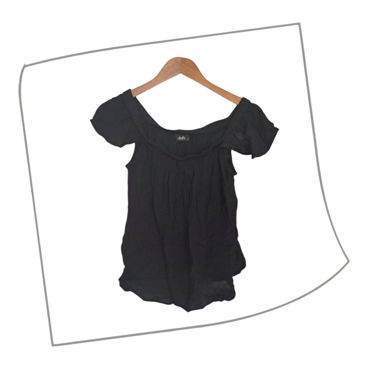 Blouse | Women Medium UK12 Black Cute Top