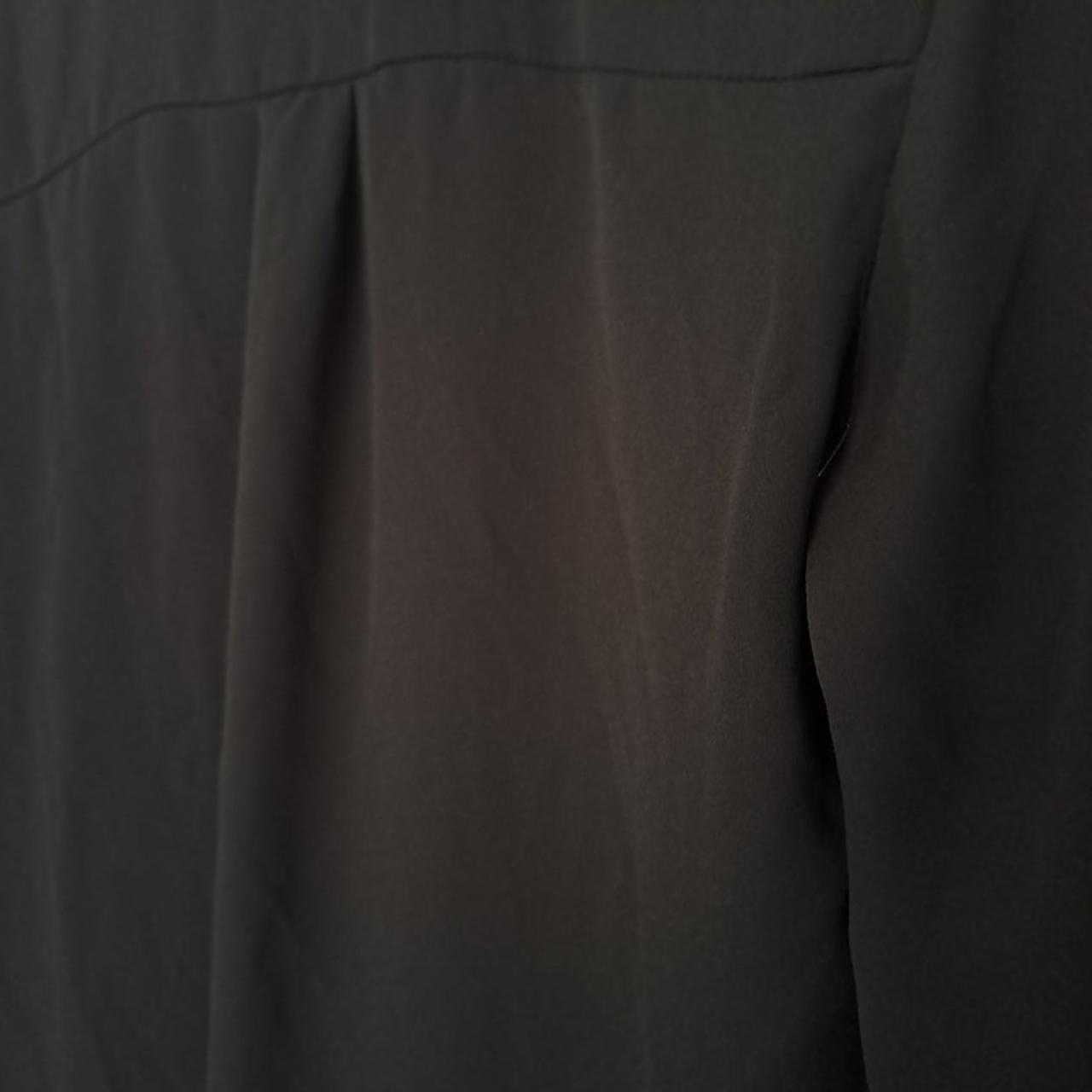 Blouse | Women Small Dark Green Utility Style Rolled Sleeve