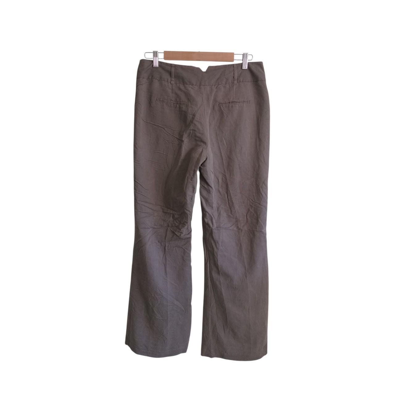 Trousers | Women Medium Light Brown Flare Pants Wide Hem Retro Style