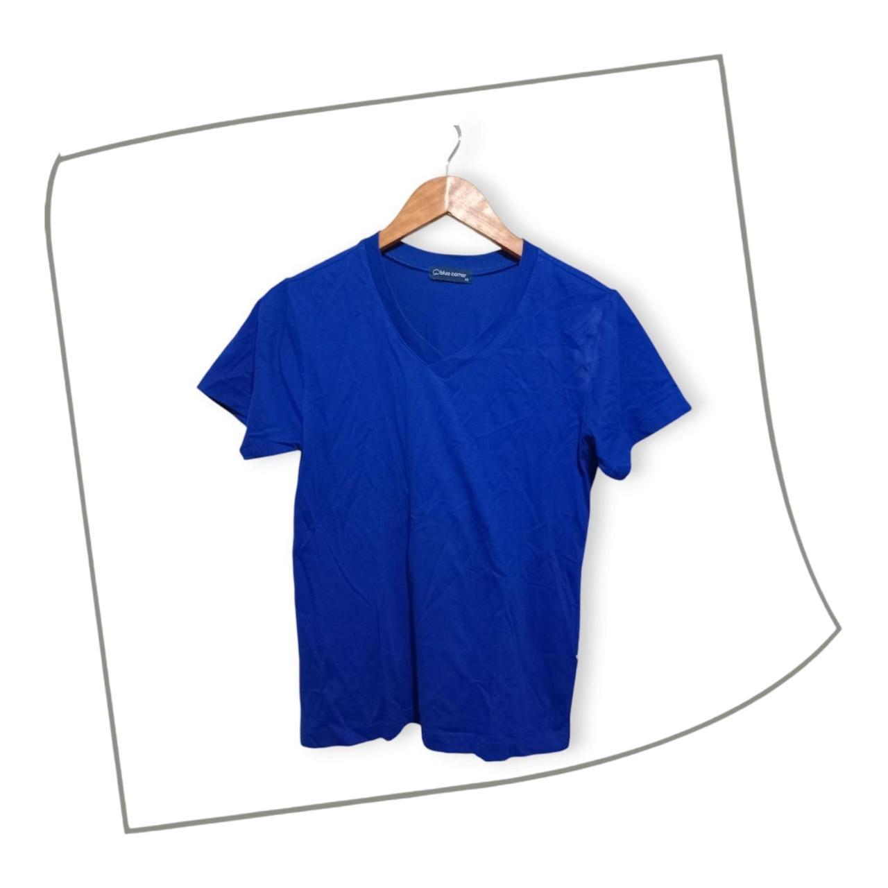 T-shirt | Women XS Blue V-neck Shirt