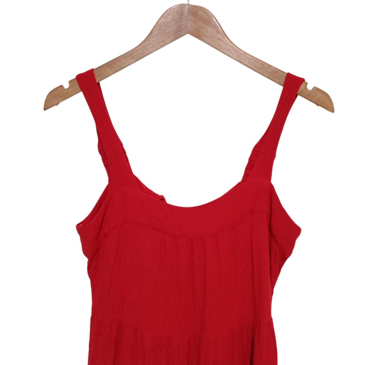 Dress | Women UK8 Red A-Line Maxi