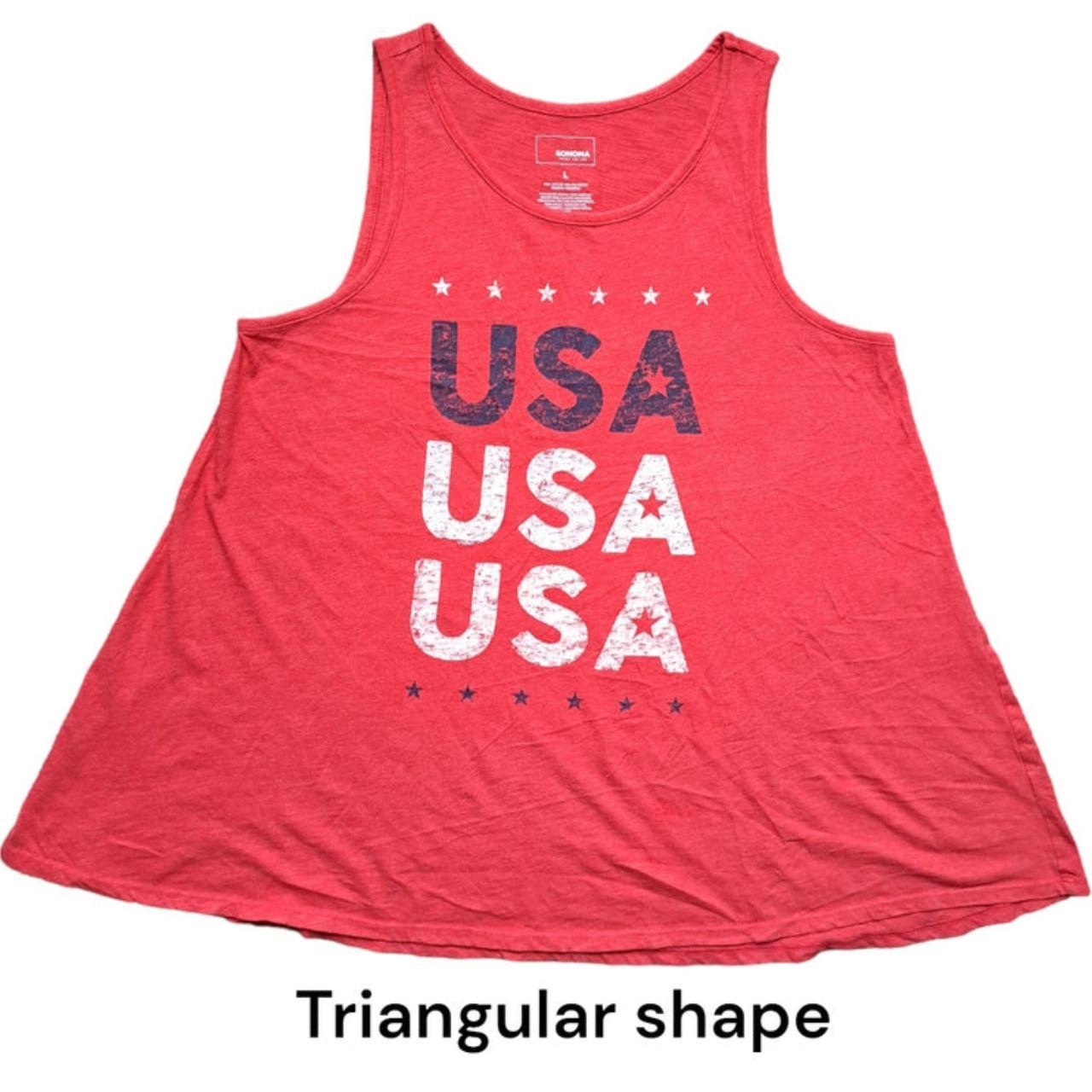 Tank Top | Men Medium Red USA Sports Tank