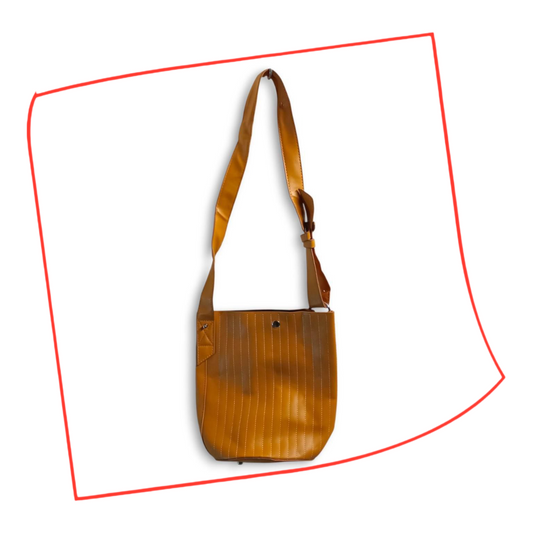 Bag | Women Bold Mustard Yellow Shoulder Bucket Bag