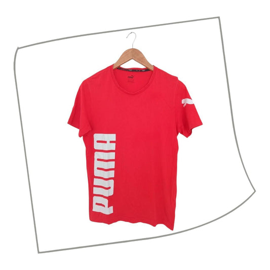 T-shirt | Unisex Men Small Red Puma