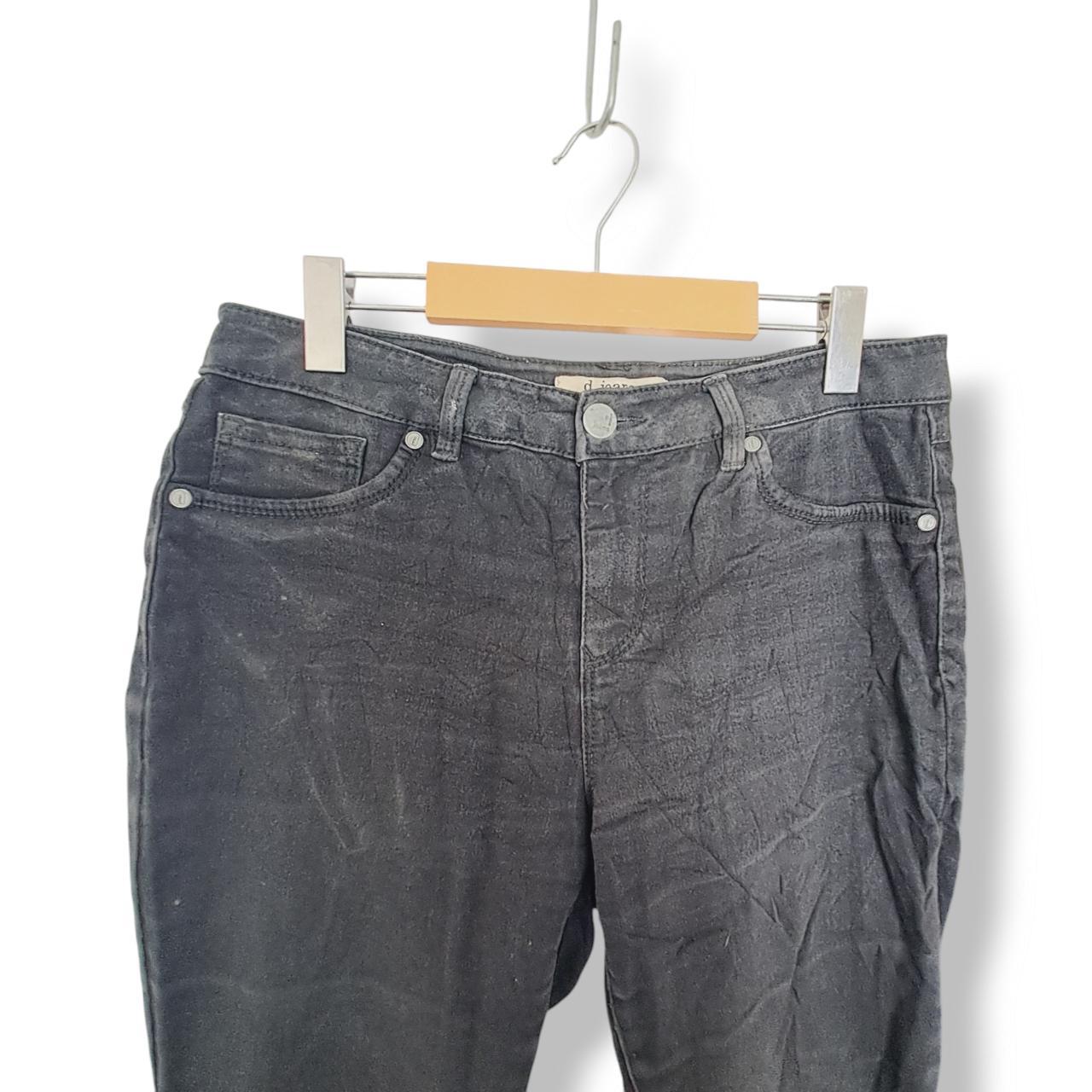 Jeans | Women Medium UK12 Vintage Black Grey Zip Fly