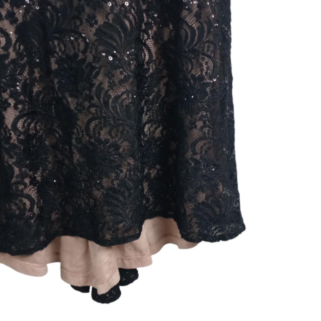 Dress | Women NW Nightway Black Nude Stretch Laced Sequined Gown