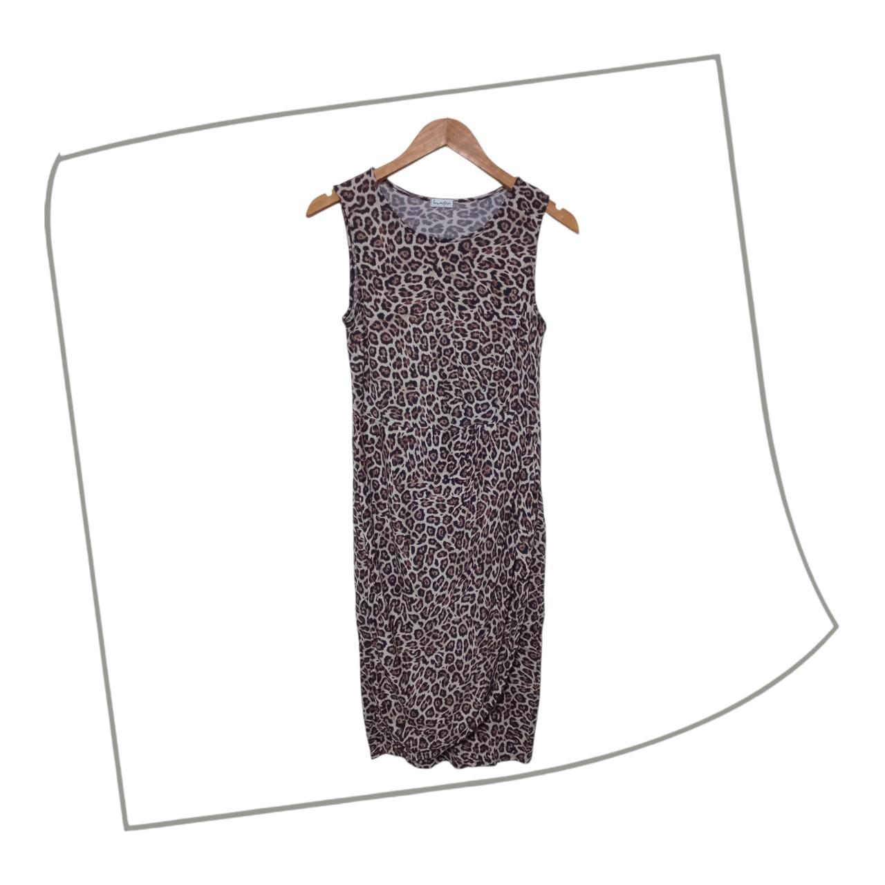 Dress | Women UK 8 to 10 Leopard Print Detail