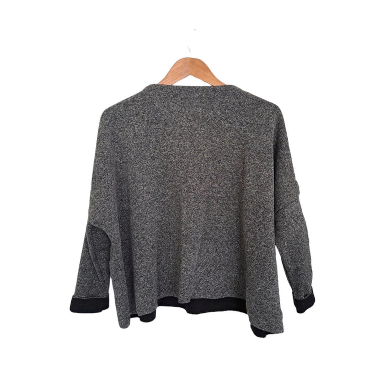 Crop Sweatshirt | Women XS Grey Glittery Top
