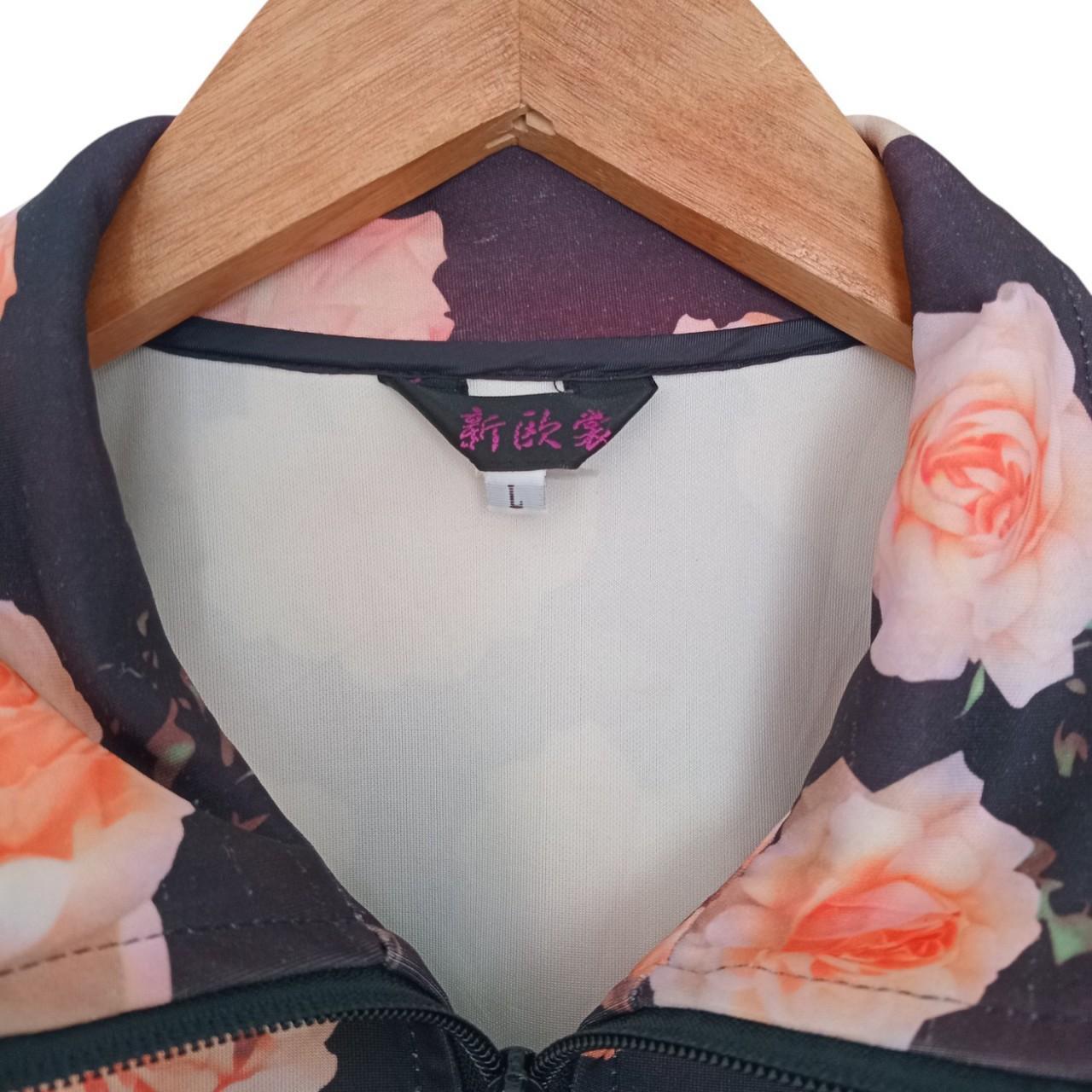 Jacket | Women Small Floral Zip-up Jumper