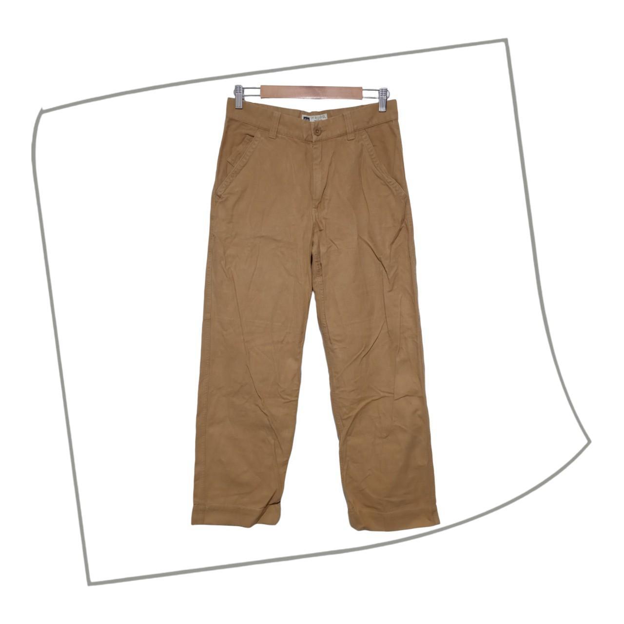 Trousers | Men XS-S, Women UK 8-10 Brown Cargo-Style Slacks