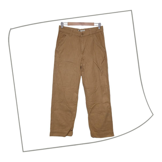 Trousers | Men XS-S, Women UK 8-10 Brown Cargo-Style Slacks