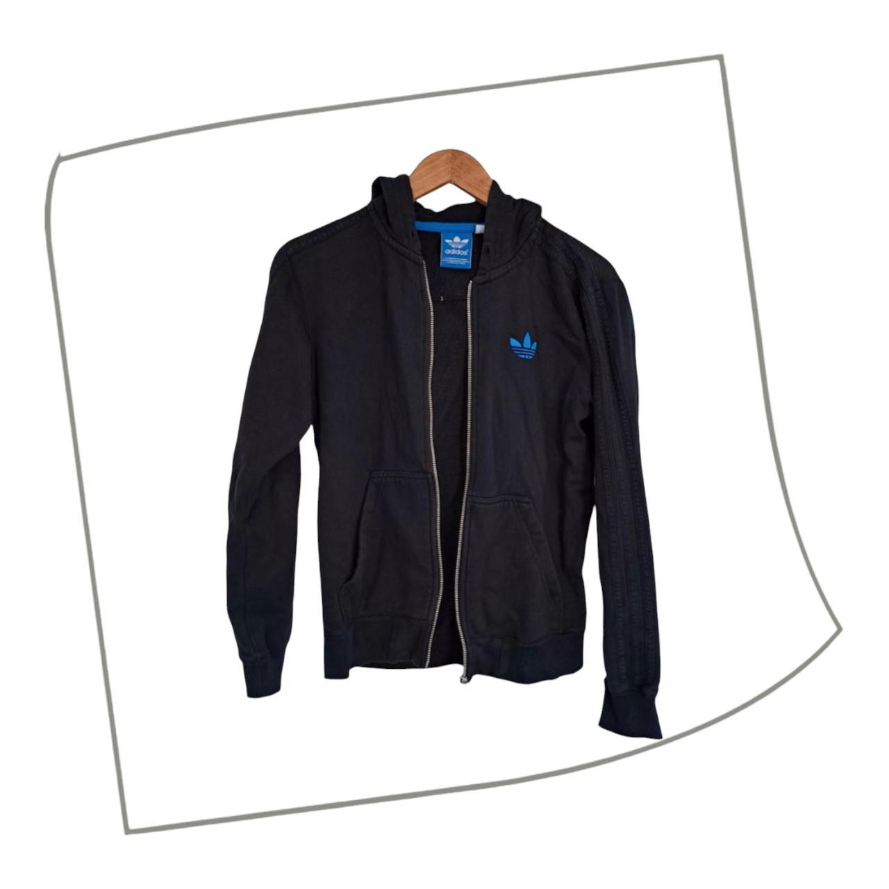 Hoodie | Women XS Black Adidas Zip-up Jumper