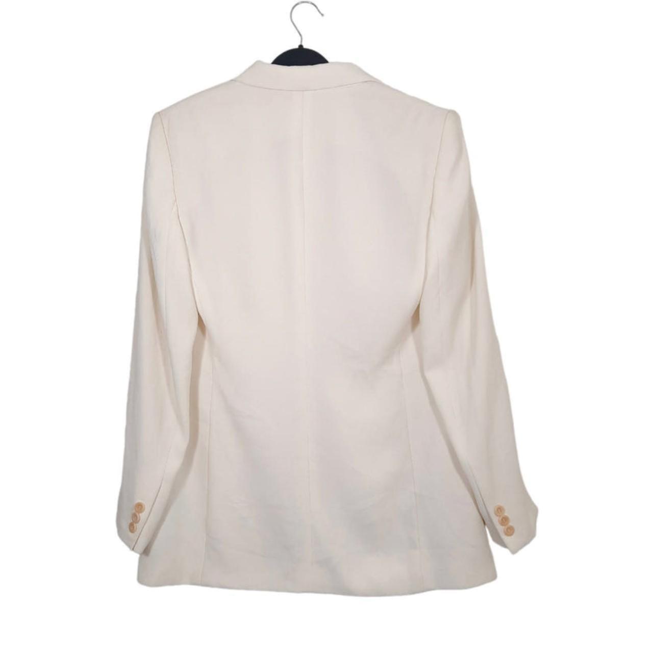 Blazer | Women Medium Size 12 Vintage White Blouse
