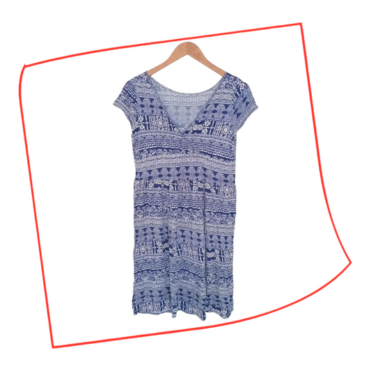 Dress | Women V-neck Lightweight Loungewear Medium UK8