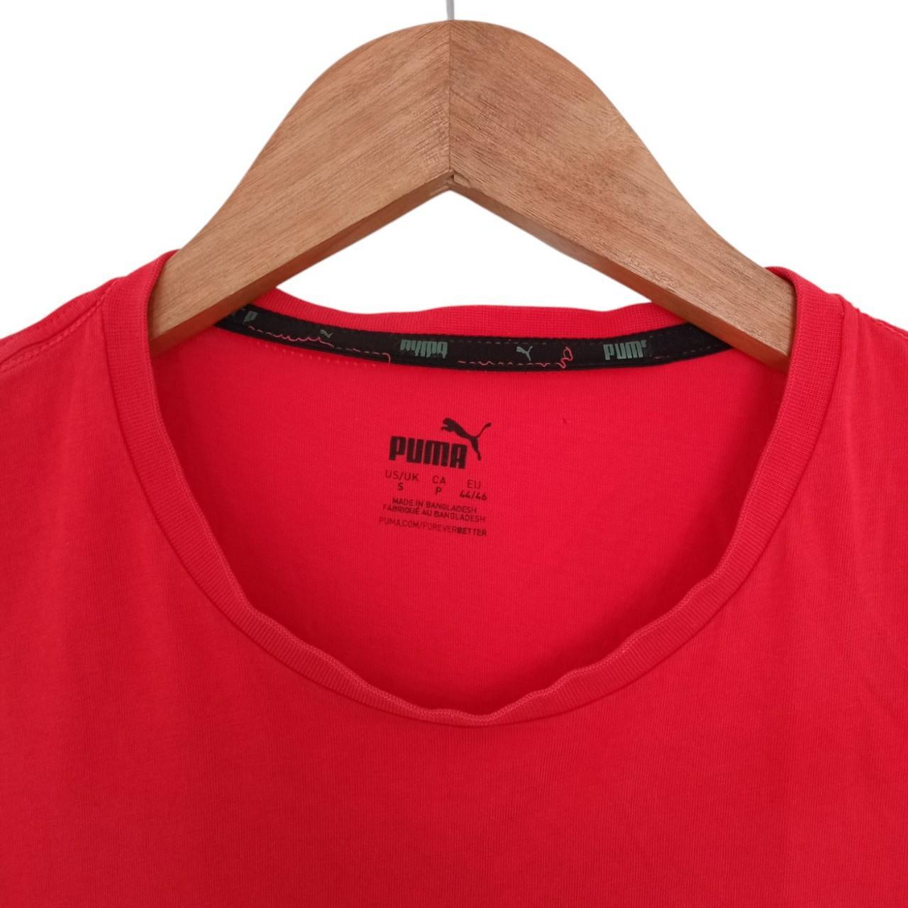 T-shirt | Unisex Men Small Red Puma