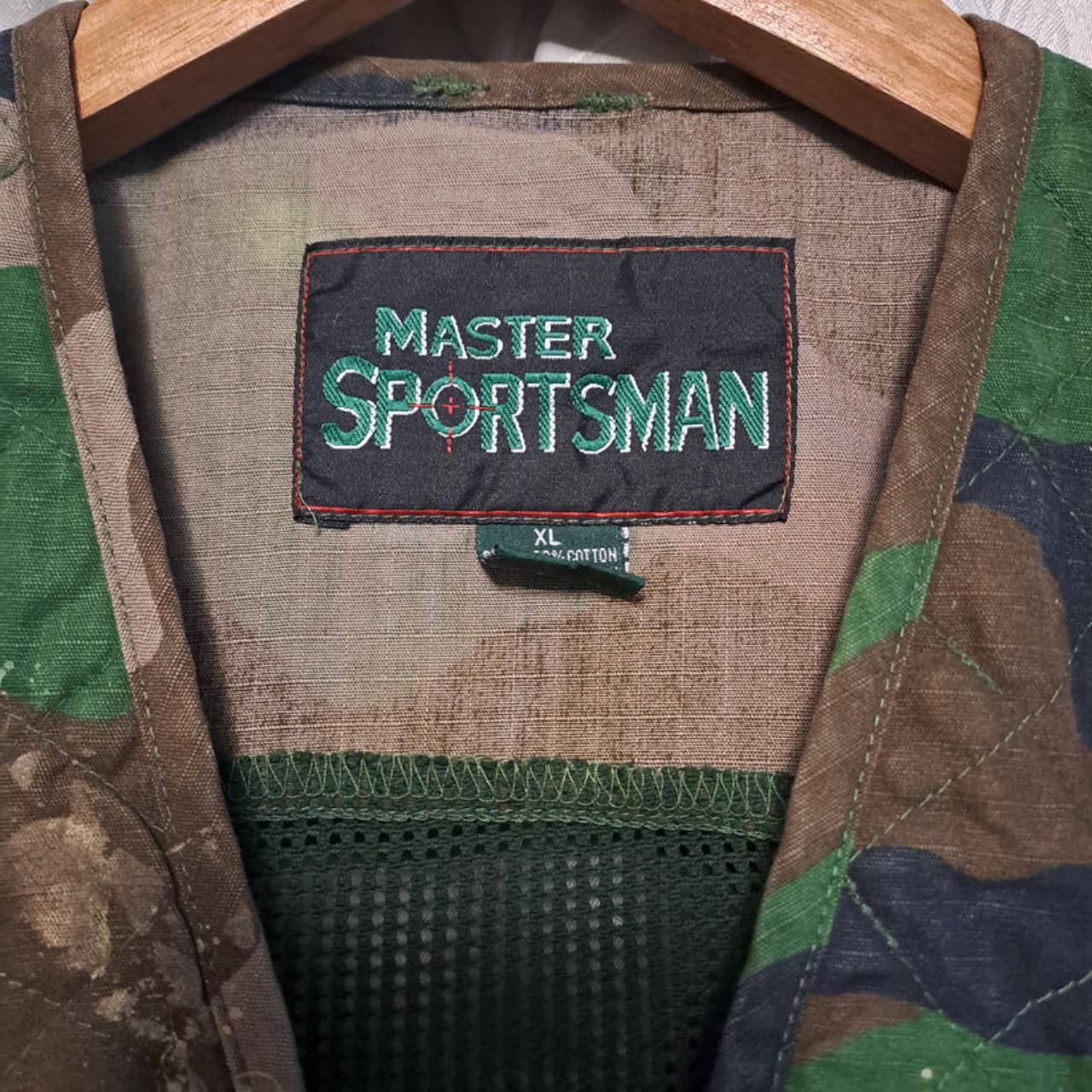 Vest | Men XL Master Sportsman Woodland Camouflage Hunting Vest