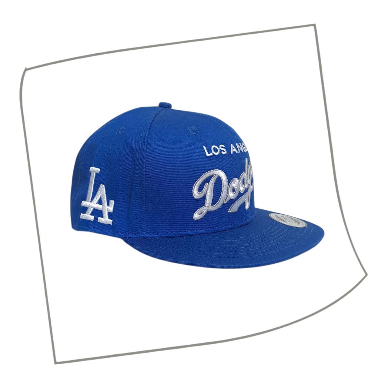 Headgear | Los Angeles Dodgers Classic Font Blue Snapback Cap