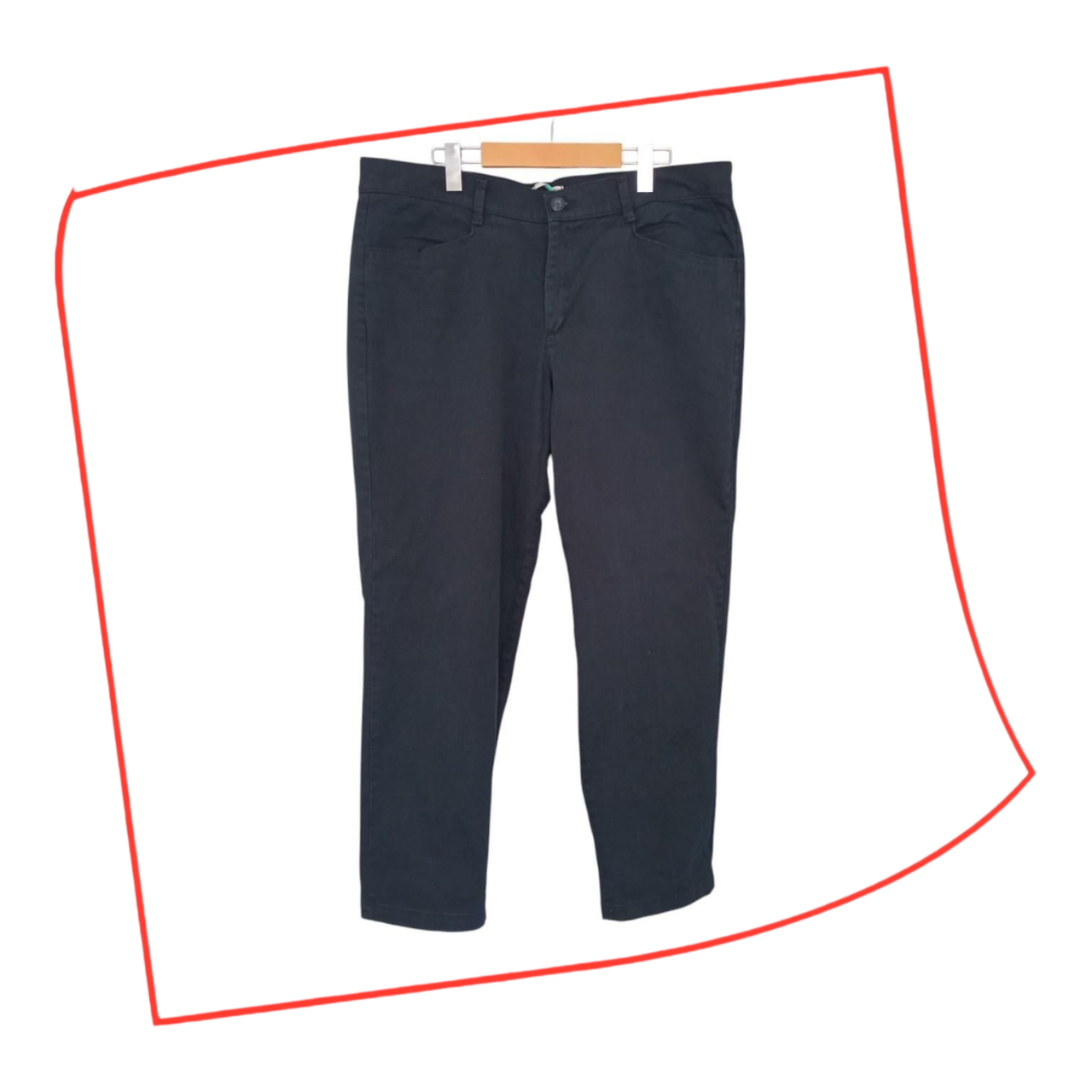 Trousers | Women 16W Medium Lee® Black Relaxed Fit Pants
