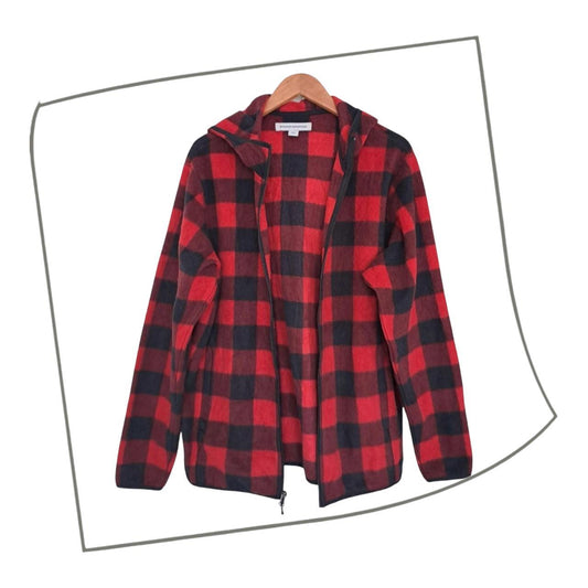 Hoodie | Men Large Women Size 18 Checkered Top