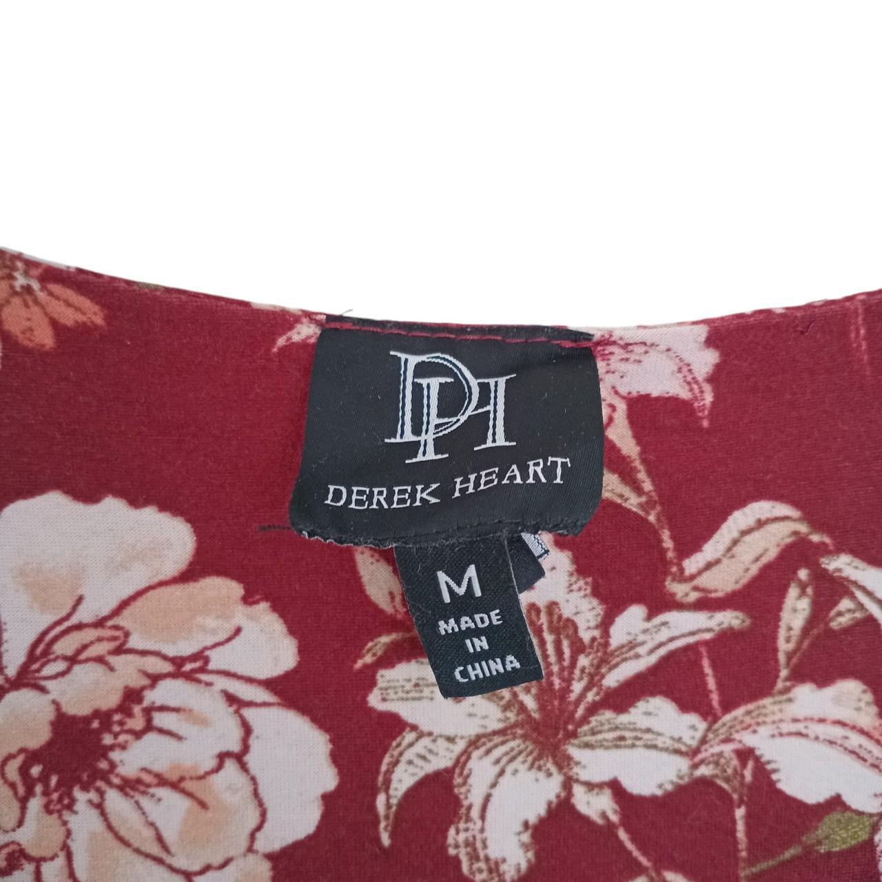 Dress | Women Medium UK10 Floral Burgundy