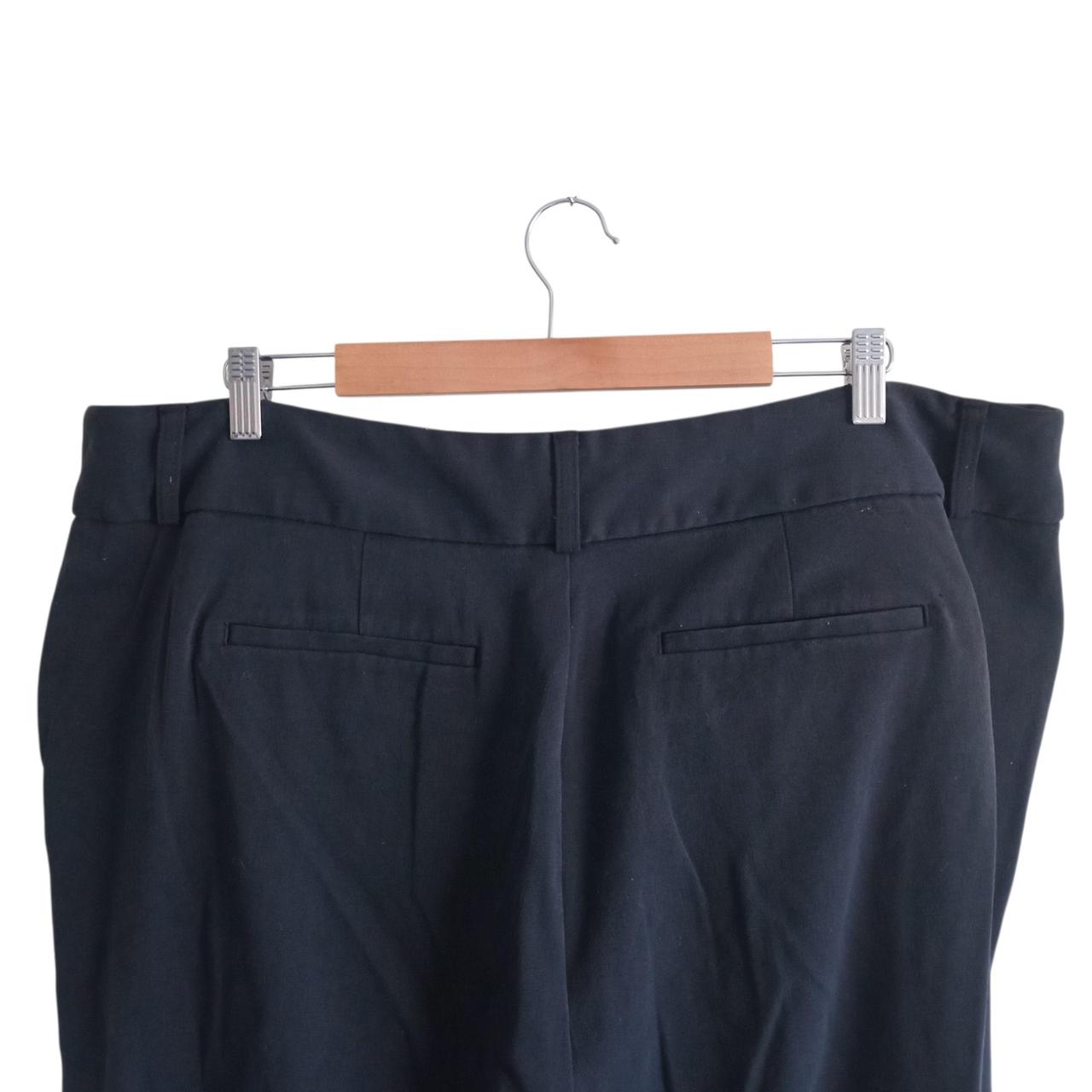 Trousers | Women's XXL Black Wide Waist Pants