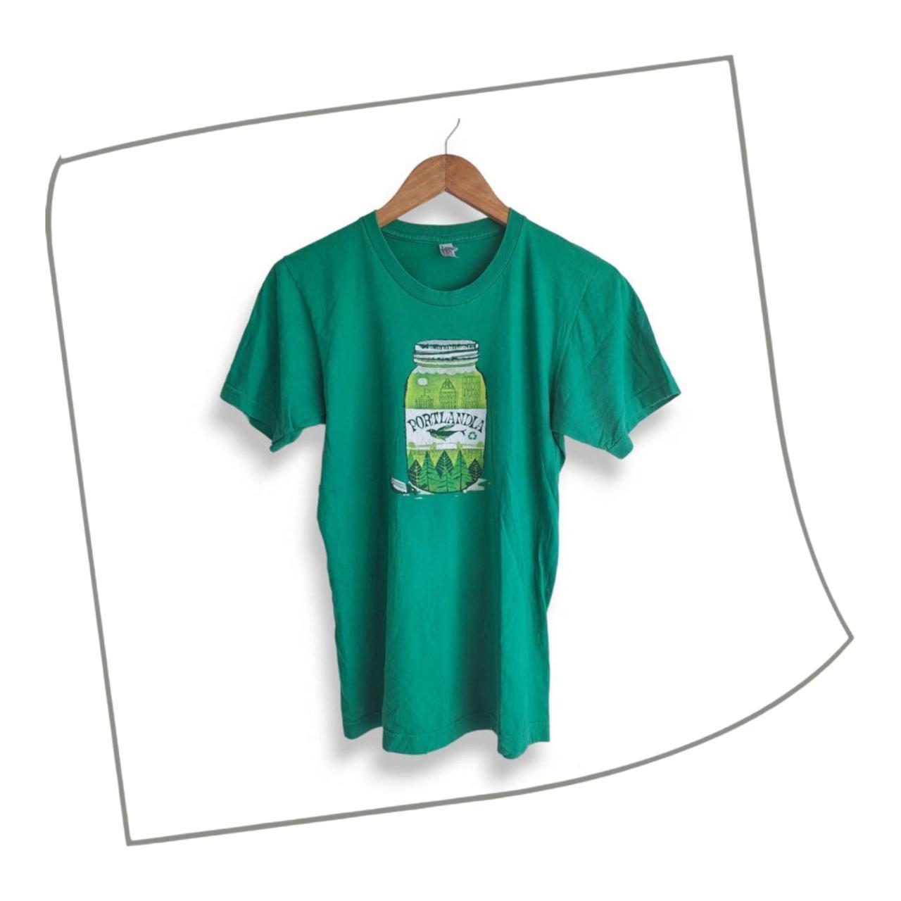 T-shirt | Women Small Green Portlandia Shirt