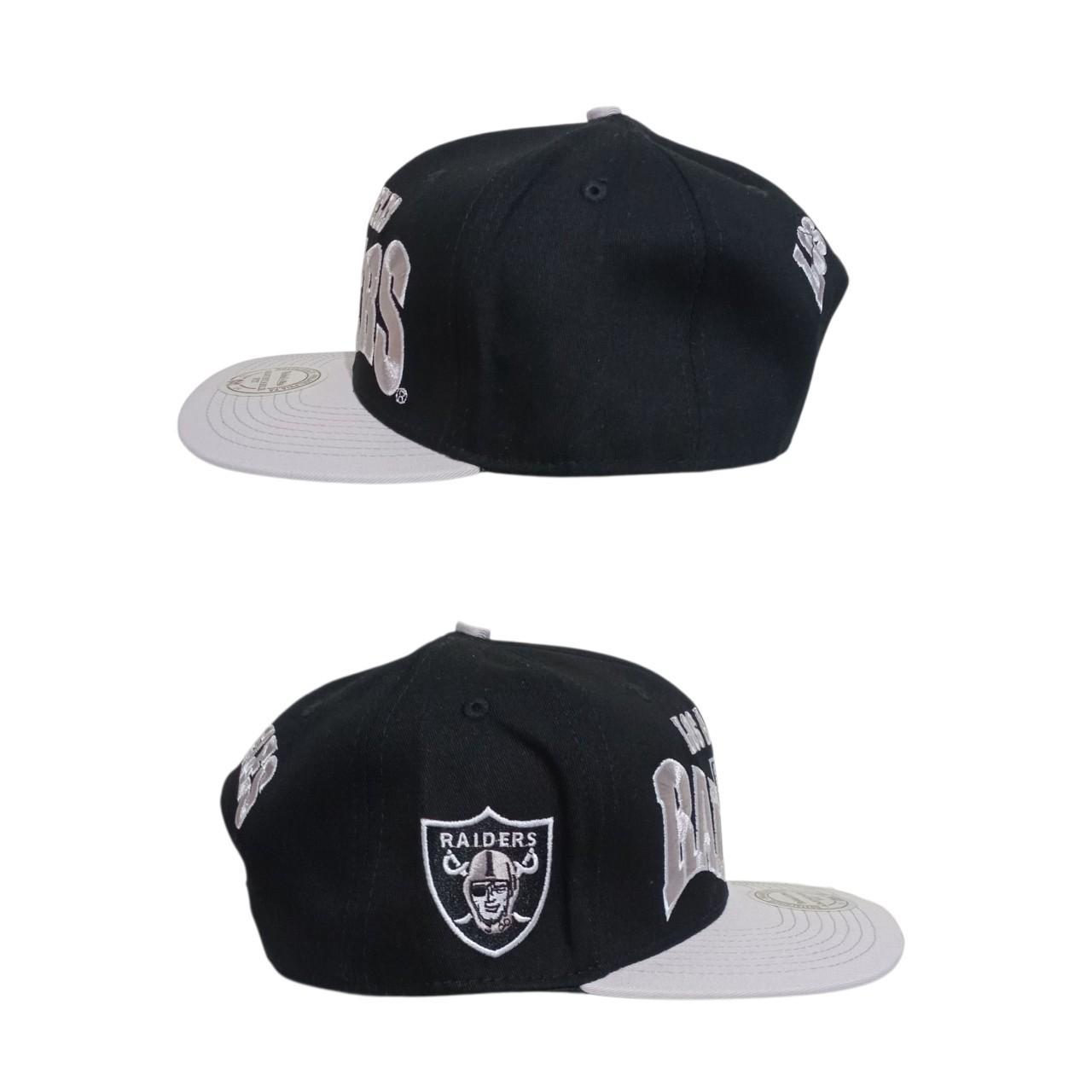 Headgear | Los Angeles Raiders Black Grey Snapback Cap