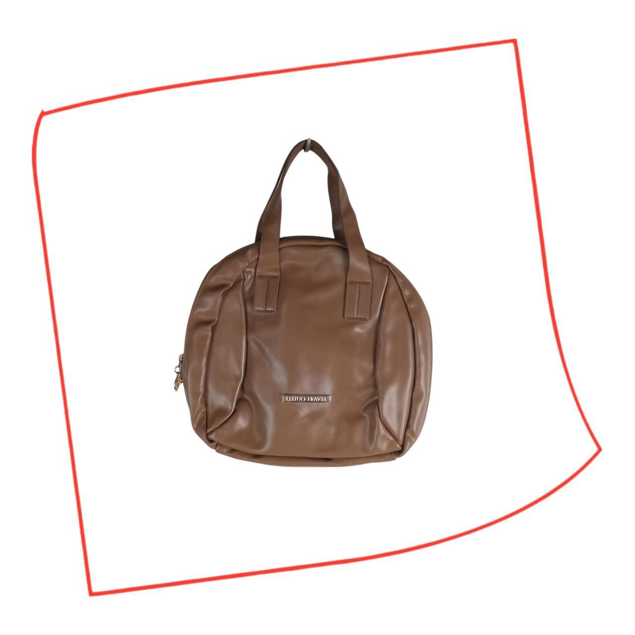 Bag | Women's Unique Brown Round Top Handle Bag