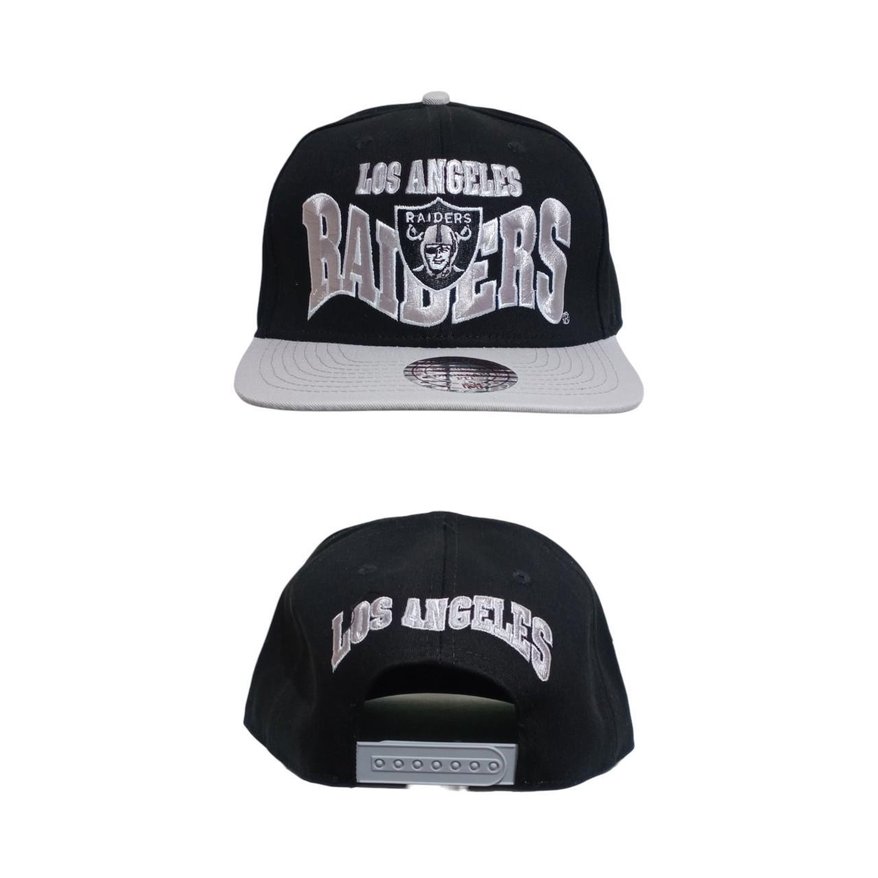 Headgear | Los Angeles Raiders Black Grey Snapback Cap