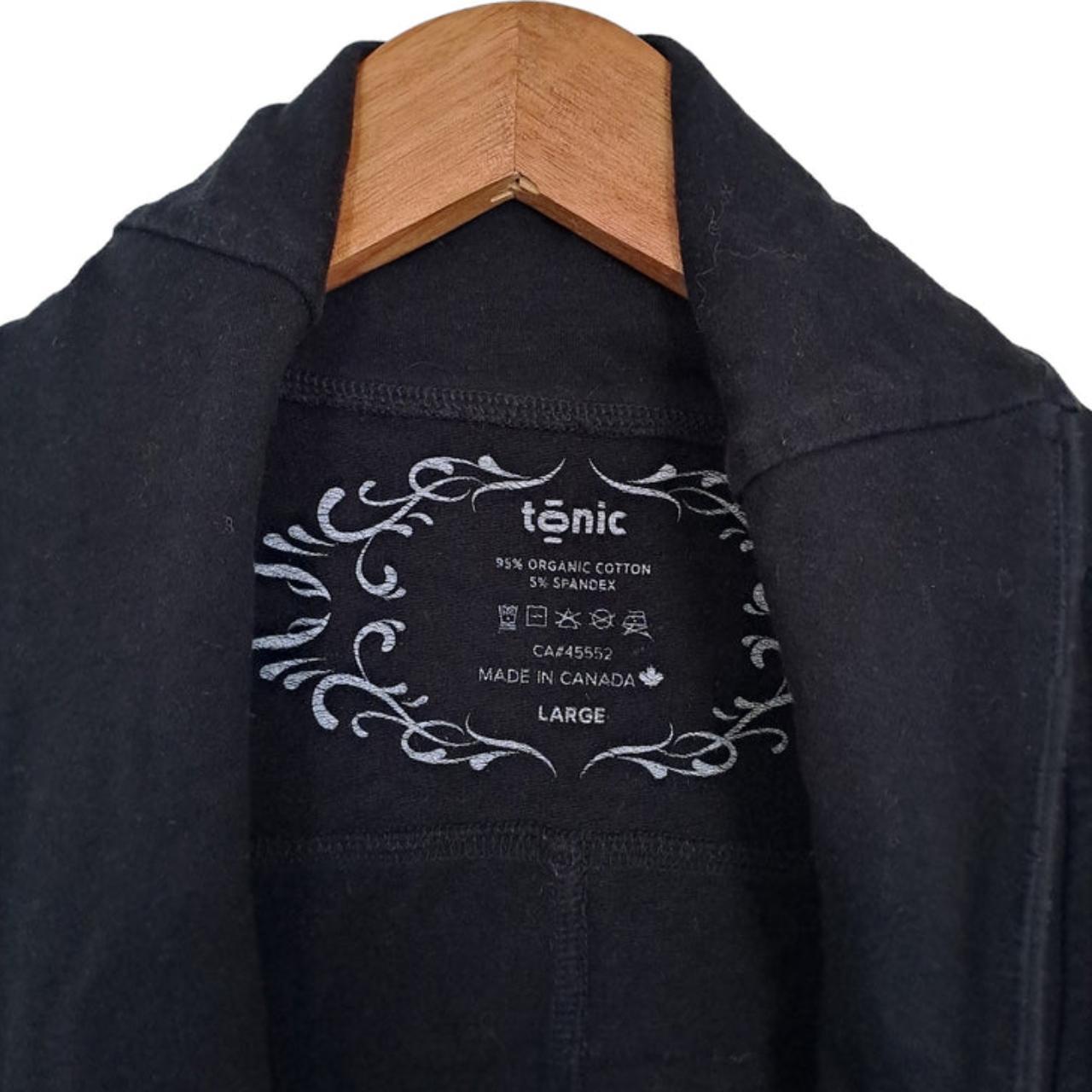 Jacket | Women Black Cardigan With Hoodie Large