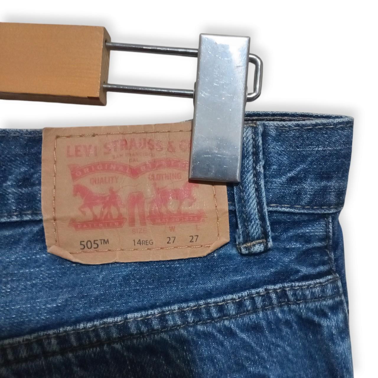 Jeans | Unisex Women UK8 Men XS Levi's 505 Capri Style