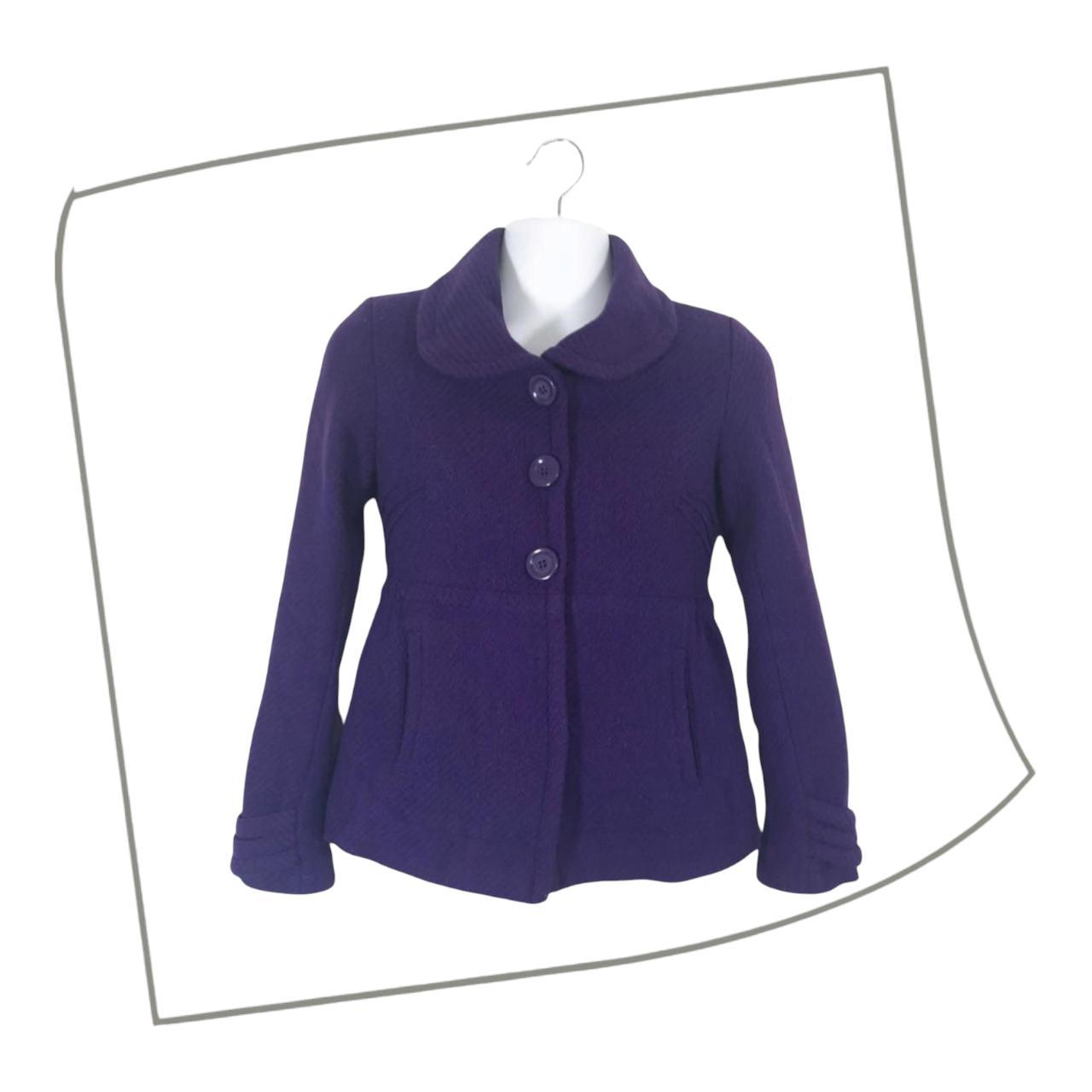 Jacket | Women XS Knitted Top Purple Cardigan