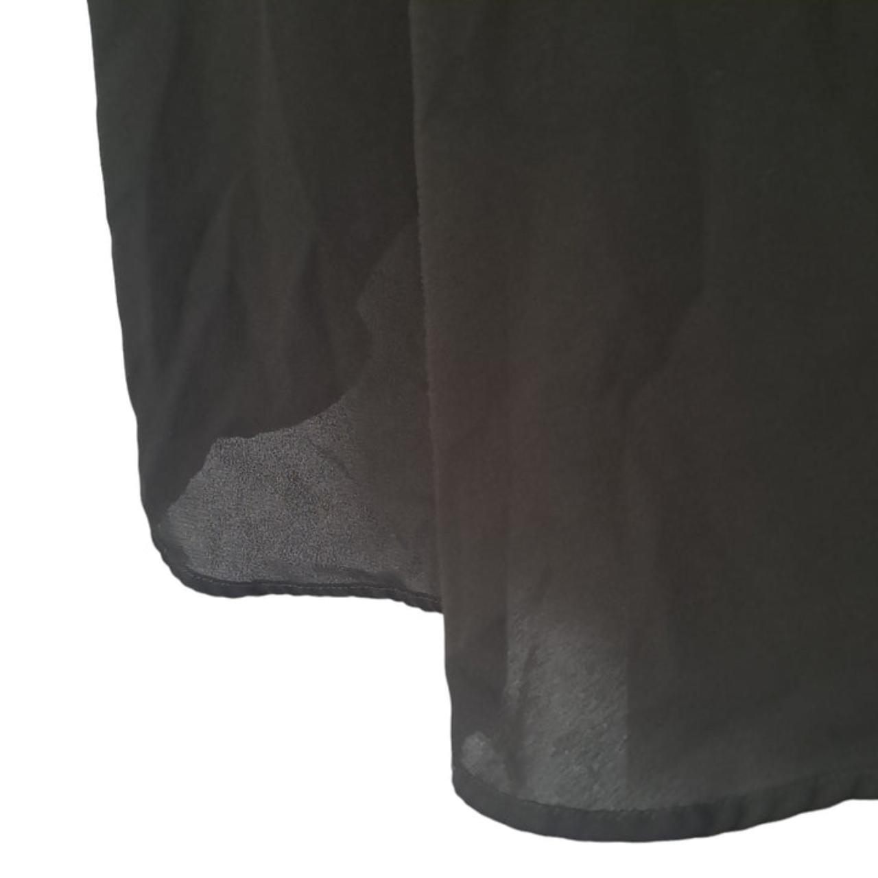 Blouse | Women Small Dark Green Utility Style Rolled Sleeve