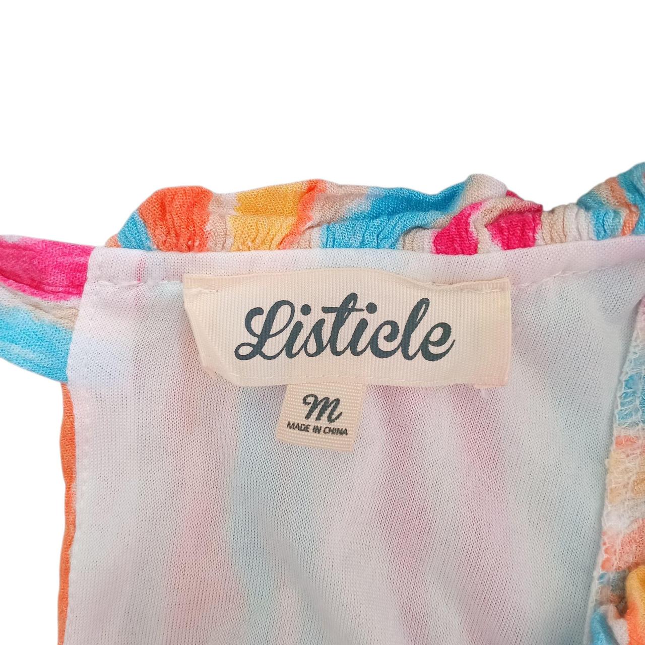 Dress | Women UK10 Retro Colorful Stripe