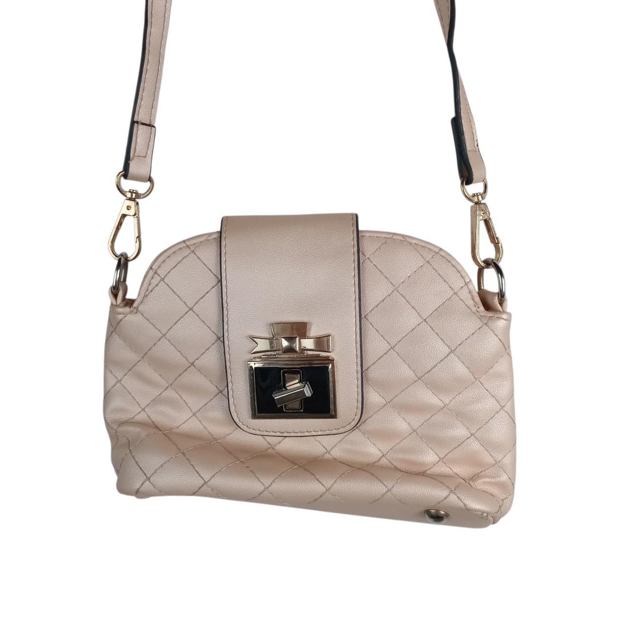 Bag | Women Shiny Pink Chic Quilted Crossbody