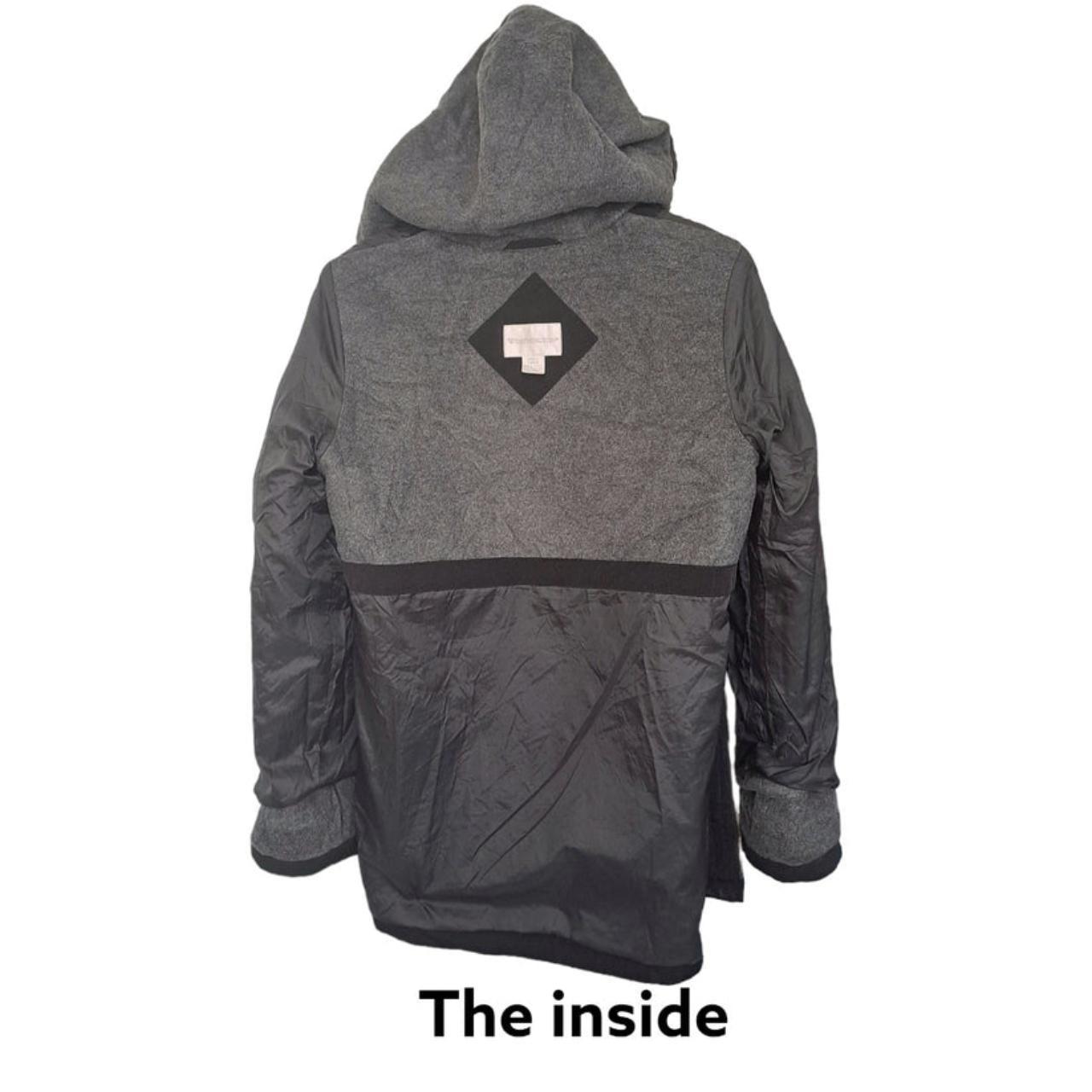 Coat | Women Small Black Thick Coat With Hood