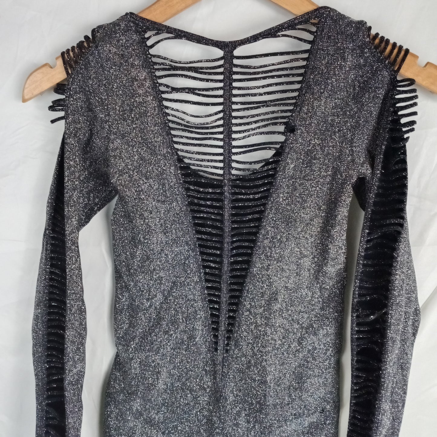 Dress | Women UK 8-10 Metallic Bodycon Mini Dress