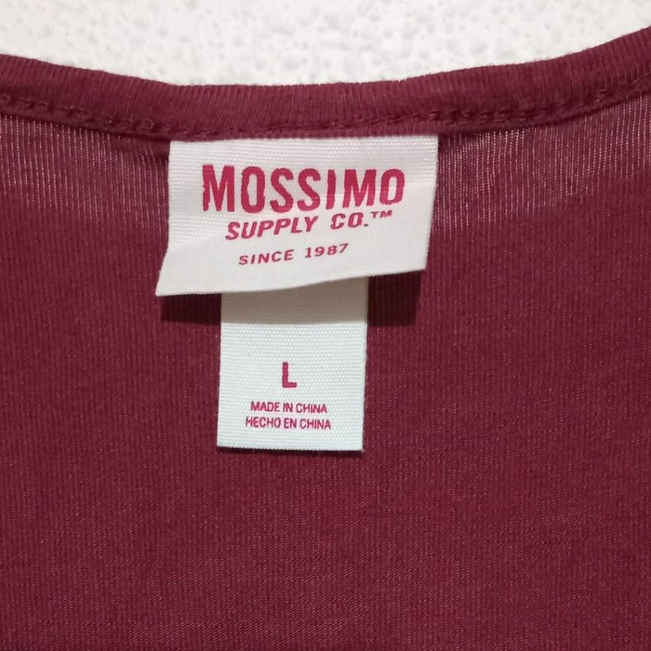 T-shirt | Women Large Casual A-Line Fit Burgundy Top