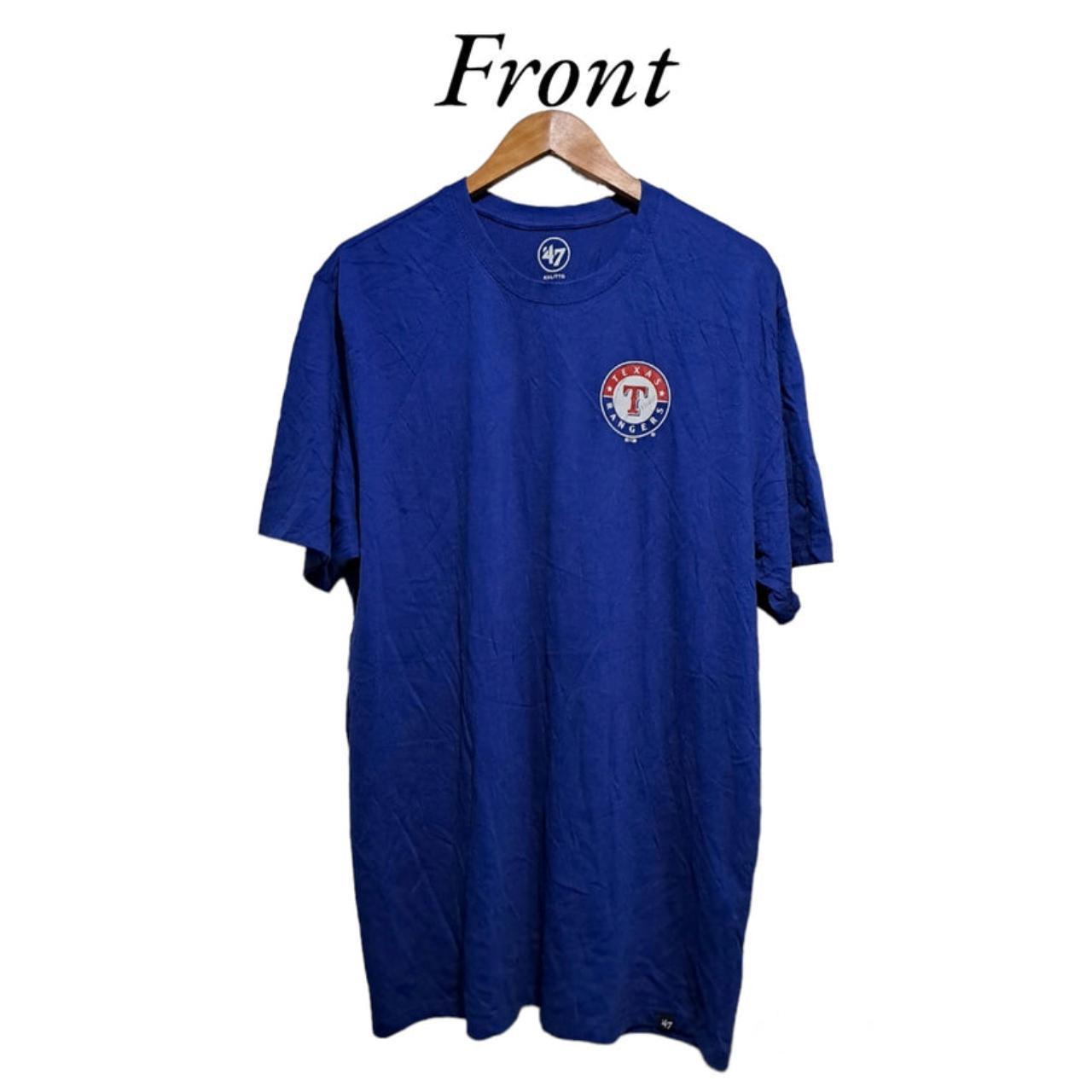 T-shirt | Unisex Blue Texas Ranger Baseball Cotton Shirt XXL