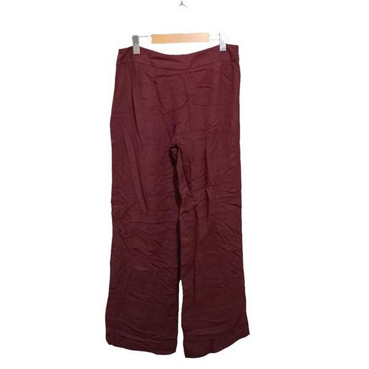 Trousers | Women US Size 6 Burgundy Square Pants